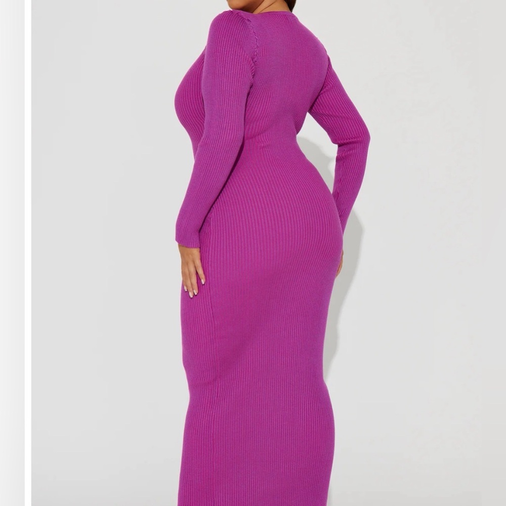 🔥New! Vibrant Mantega Long Sleeve Maxi Dress
 MANTENGA AVAILABLE 1X each - Picture 2 of 5